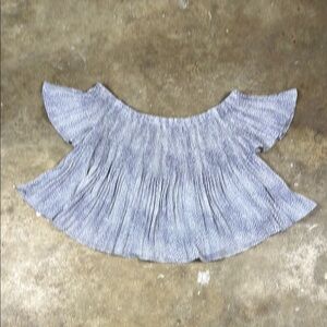 Storee off shoulder accordion top